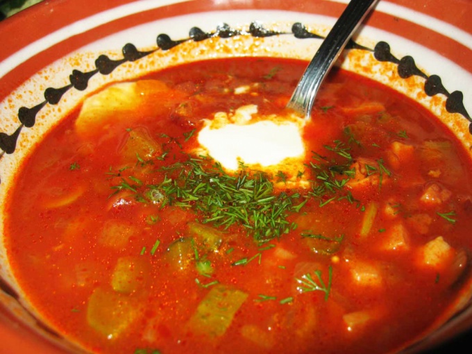 Borsch recept