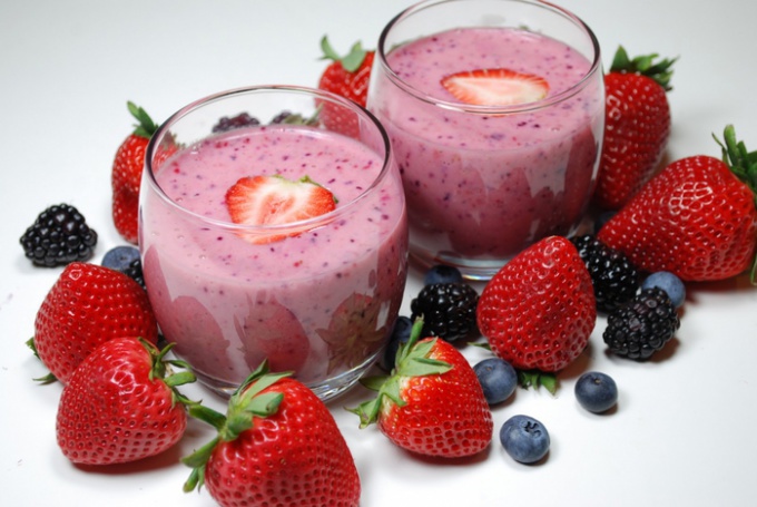 Berry smoothies